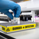 Swab samples in the coronavirus testing laboratory at Glasgow Royal Infirmary on February 19, 2020 in Glasgow, Scotland.